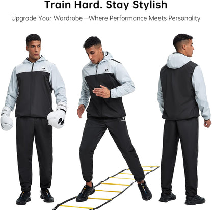 Sauna Suit for Men Weight Loss Sweat Suits Gym Workout Exercise Sauna Jacket Pant Full Body